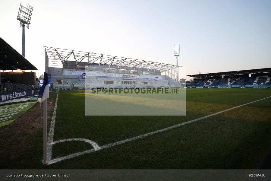 Tribüne, Stadion, Merck-Stadion, Darmstadt, 04.03.2022, DFL, sport, action, März 2022, Saison 2021/2022, 2. Bundesliga, FCH, D98, SVD, 1. FC Heidenheim 1846, SV Darmstadt 98 - Bild-ID: 2319438