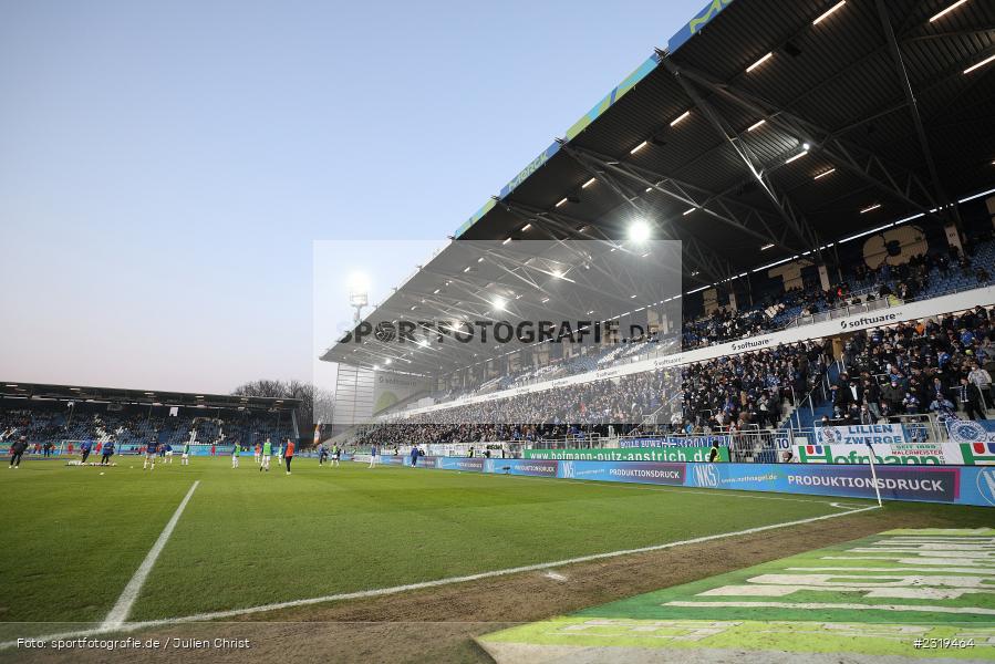 Fans, Tribüne, Merck-Stadion, Darmstadt, 04.03.2022, DFL, sport, action, März 2022, Saison 2021/2022, 2. Bundesliga, FCH, D98, SVD, 1. FC Heidenheim 1846, SV Darmstadt 98 - Bild-ID: 2319464