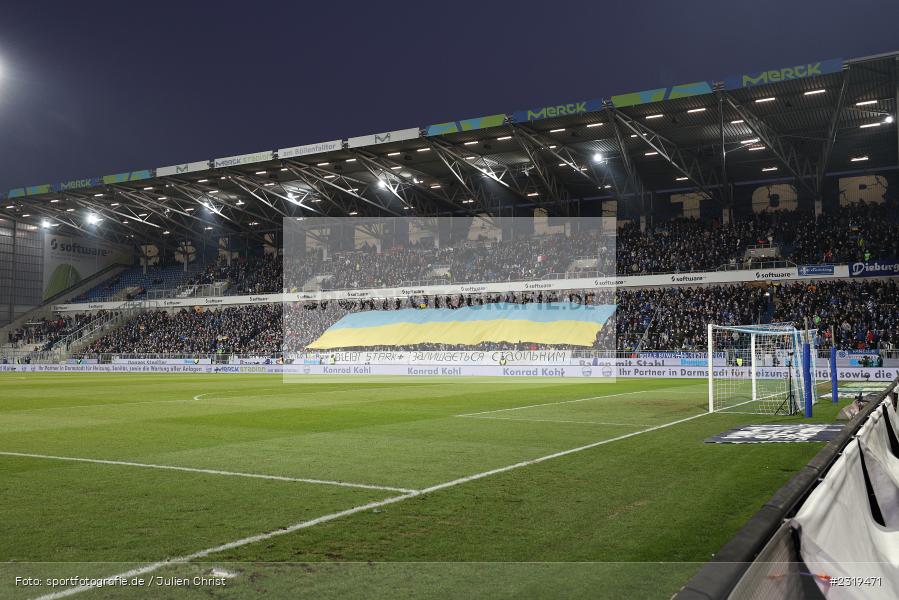 Choreografie, Flutlicht, Symbolbild, Merck-Stadion, Darmstadt, 04.03.2022, DFL, sport, action, März 2022, Saison 2021/2022, 2. Bundesliga, FCH, D98, SVD, 1. FC Heidenheim 1846, SV Darmstadt 98 - Bild-ID: 2319471