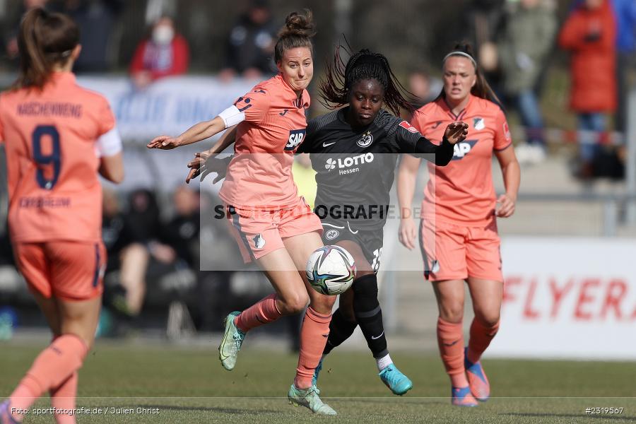 Nicole Anyomi, Stadion am Brentanobad, Frankfurt, 05.03.2022, DFB, sport, action, März 2022, Saison 2021/2022, Frauen, Bundesliga, FFBL, FLYERALARM Frauen-Bundesliga, TSG, SGE, TSG Hoffenheim, Eintracht Frankfurt - Bild-ID: 2319567