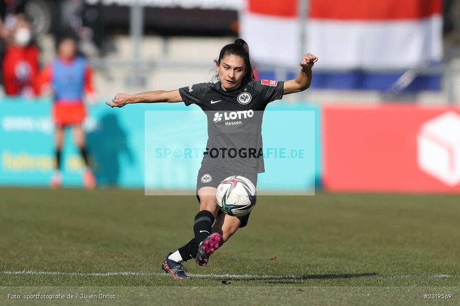 Letícia Santos de Oliveira, Stadion am Brentanobad, Frankfurt, 05.03.2022, DFB, sport, action, März 2022, Saison 2021/2022, Frauen, Bundesliga, FFBL, FLYERALARM Frauen-Bundesliga, TSG, SGE, TSG Hoffenheim, Eintracht Frankfurt - Bild-ID: 2319569