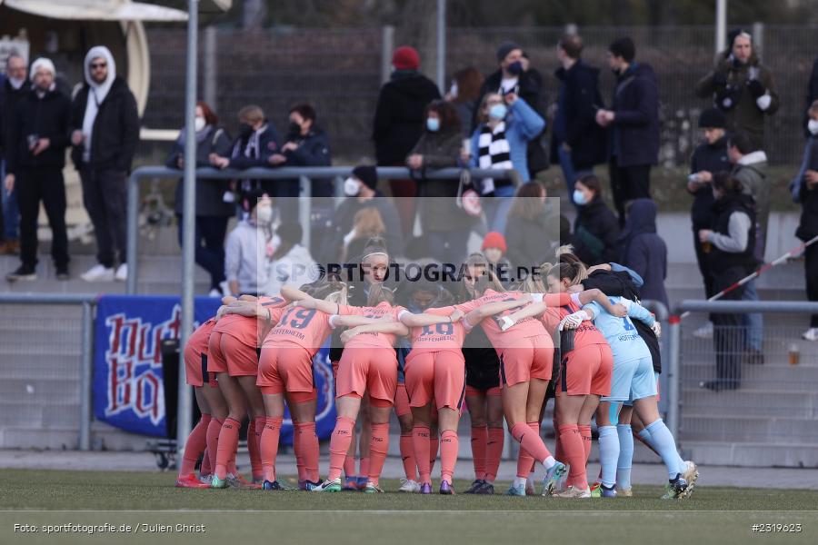 Mannschaftskreis, Stadion am Brentanobad, Frankfurt, 05.03.2022, DFB, sport, action, März 2022, Saison 2021/2022, Frauen, Bundesliga, FFBL, FLYERALARM Frauen-Bundesliga, TSG, SGE, TSG Hoffenheim, Eintracht Frankfurt - Bild-ID: 2319623