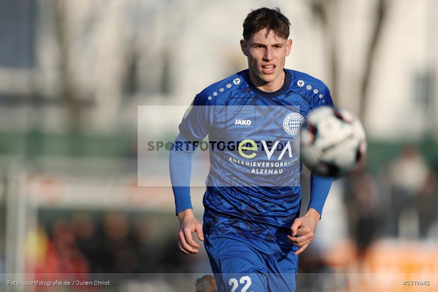 Lukas Fecher, Main-Echo Arena, Alzenau, 05.03.2022, HEL, sport, action, März 2022, Saison 2021/2022, Abstiegsrunde, Lotto Hessenliga, TGF, FCB, Türk Gücü Friedberg, FC Bayern Alzenau - Bild-ID: 2319642