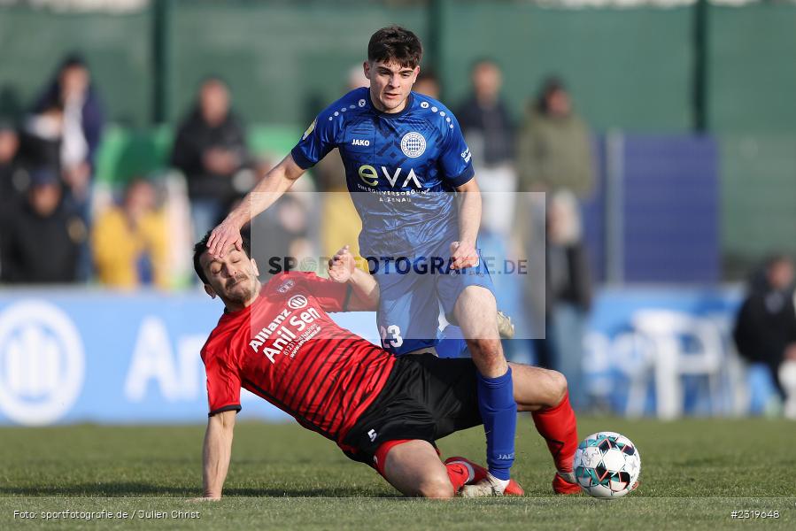 Ben Bischof, Main-Echo Arena, Alzenau, 05.03.2022, HEL, sport, action, März 2022, Saison 2021/2022, Abstiegsrunde, Lotto Hessenliga, TGF, FCB, Türk Gücü Friedberg, FC Bayern Alzenau - Bild-ID: 2319648