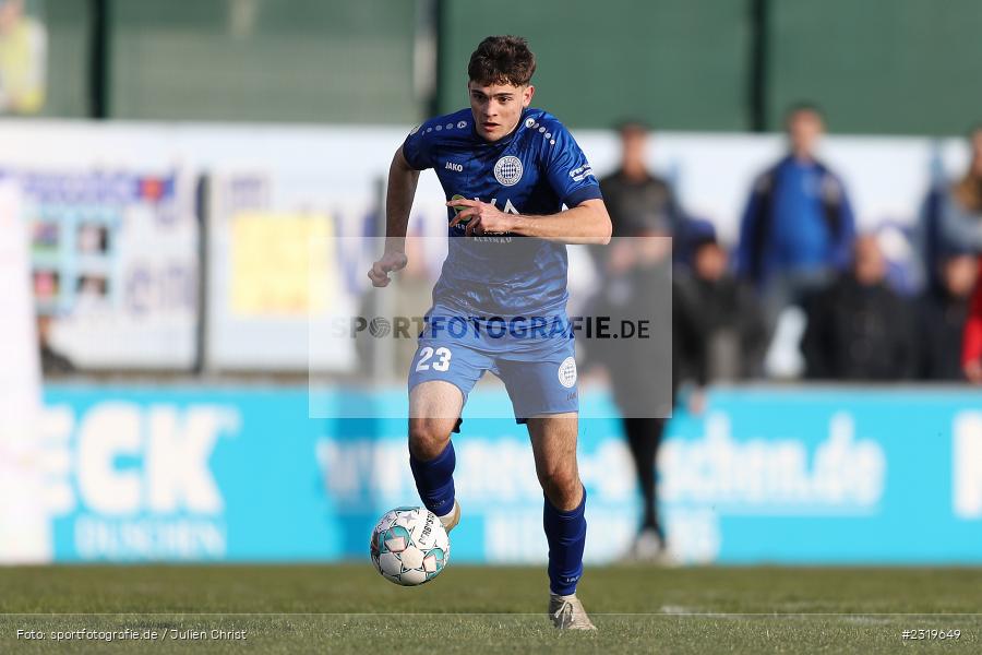 Ben Bischof, Main-Echo Arena, Alzenau, 05.03.2022, HEL, sport, action, März 2022, Saison 2021/2022, Abstiegsrunde, Lotto Hessenliga, TGF, FCB, Türk Gücü Friedberg, FC Bayern Alzenau - Bild-ID: 2319649