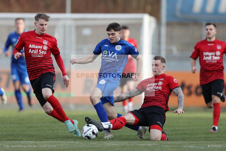 Ben Bischof, Main-Echo Arena, Alzenau, 05.03.2022, HEL, sport, action, März 2022, Saison 2021/2022, Abstiegsrunde, Lotto Hessenliga, TGF, FCB, Türk Gücü Friedberg, FC Bayern Alzenau - Bild-ID: 2319656