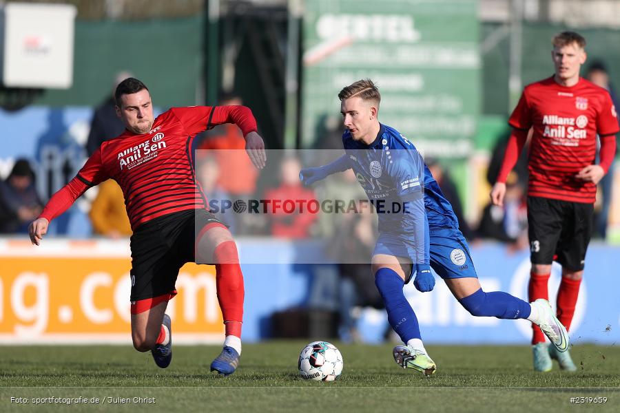 Maximilian Brauburger, Main-Echo Arena, Alzenau, 05.03.2022, HEL, sport, action, März 2022, Saison 2021/2022, Abstiegsrunde, Lotto Hessenliga, TGF, FCB, Türk Gücü Friedberg, FC Bayern Alzenau - Bild-ID: 2319659
