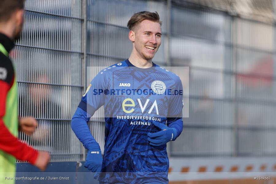 Maximilian Brauburger, Main-Echo Arena, Alzenau, 05.03.2022, HEL, sport, action, März 2022, Saison 2021/2022, Abstiegsrunde, Lotto Hessenliga, TGF, FCB, Türk Gücü Friedberg, FC Bayern Alzenau - Bild-ID: 2319667