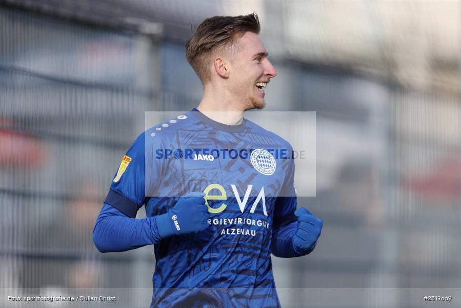 Maximilian Brauburger, Main-Echo Arena, Alzenau, 05.03.2022, HEL, sport, action, März 2022, Saison 2021/2022, Abstiegsrunde, Lotto Hessenliga, TGF, FCB, Türk Gücü Friedberg, FC Bayern Alzenau - Bild-ID: 2319669