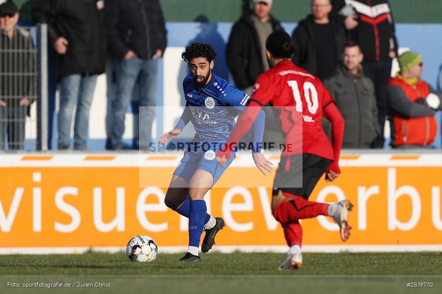 Saher Bhatti, Main-Echo Arena, Alzenau, 05.03.2022, HEL, sport, action, März 2022, Saison 2021/2022, Abstiegsrunde, Lotto Hessenliga, TGF, FCB, Türk Gücü Friedberg, FC Bayern Alzenau - Bild-ID: 2319770