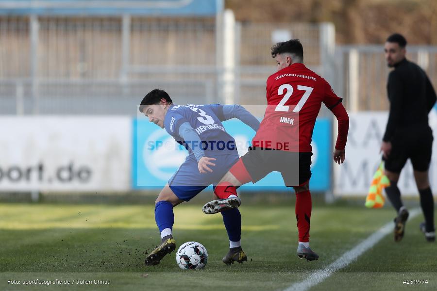Emrecan Heptazeler, Main-Echo Arena, Alzenau, 05.03.2022, HEL, sport, action, März 2022, Saison 2021/2022, Abstiegsrunde, Lotto Hessenliga, TGF, FCB, Türk Gücü Friedberg, FC Bayern Alzenau - Bild-ID: 2319774