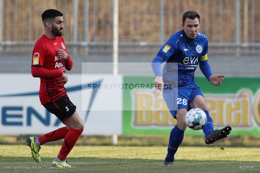 Marcel Andreas Wilke, Main-Echo Arena, Alzenau, 05.03.2022, HEL, sport, action, März 2022, Saison 2021/2022, Abstiegsrunde, Lotto Hessenliga, TGF, FCB, Türk Gücü Friedberg, FC Bayern Alzenau - Bild-ID: 2319787