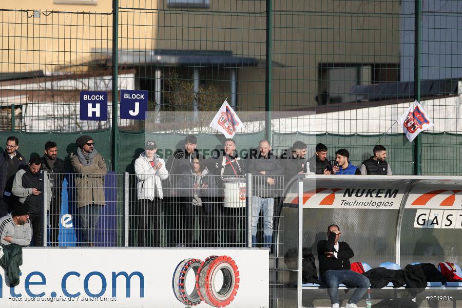 Fans, Main-Echo Arena, Alzenau, 05.03.2022, HEL, sport, action, März 2022, Saison 2021/2022, Abstiegsrunde, Lotto Hessenliga, TGF, FCB, Türk Gücü Friedberg, FC Bayern Alzenau - Bild-ID: 2319816