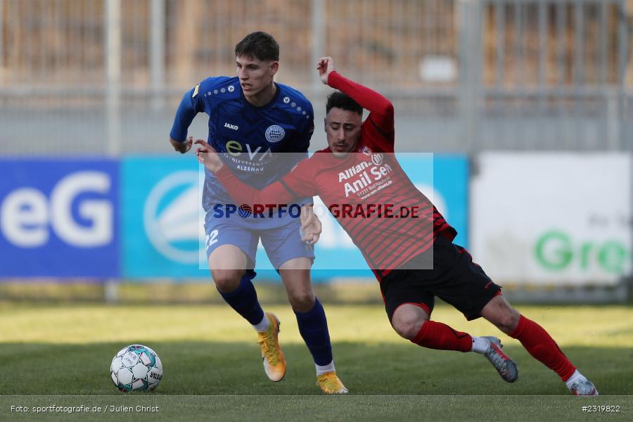 Lukas Fecher, Main-Echo Arena, Alzenau, 05.03.2022, HEL, sport, action, März 2022, Saison 2021/2022, Abstiegsrunde, Lotto Hessenliga, TGF, FCB, Türk Gücü Friedberg, FC Bayern Alzenau - Bild-ID: 2319822