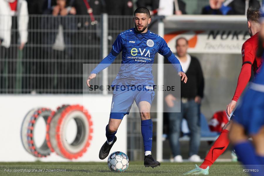 Serkan Pancar, Main-Echo Arena, Alzenau, 05.03.2022, HEL, sport, action, März 2022, Saison 2021/2022, Abstiegsrunde, Lotto Hessenliga, TGF, FCB, Türk Gücü Friedberg, FC Bayern Alzenau - Bild-ID: 2319826