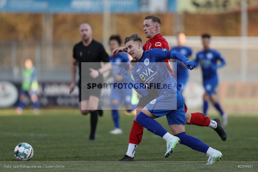 Maximilian Brauburger, Main-Echo Arena, Alzenau, 05.03.2022, HEL, sport, action, März 2022, Saison 2021/2022, Abstiegsrunde, Lotto Hessenliga, TGF, FCB, Türk Gücü Friedberg, FC Bayern Alzenau - Bild-ID: 2319831