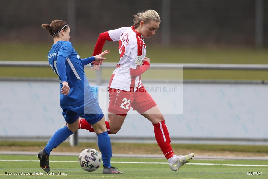 Franka Ziegler, Soccergirl Sportpark, Würzburg, 06.03.2022, BFV, sport, action, März 2022, Saison 2021/2022, Frauen-RL Süd Staffel 2, Regionalliga Frauen, SVF, FWK, SV Frauenbiburg, FC Würzburger Kickers - Bild-ID: 2319894