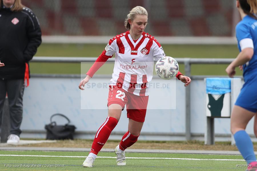 Franka Ziegler, Soccergirl Sportpark, Würzburg, 06.03.2022, BFV, sport, action, März 2022, Saison 2021/2022, Frauen-RL Süd Staffel 2, Regionalliga Frauen, SVF, FWK, SV Frauenbiburg, FC Würzburger Kickers - Bild-ID: 2319909
