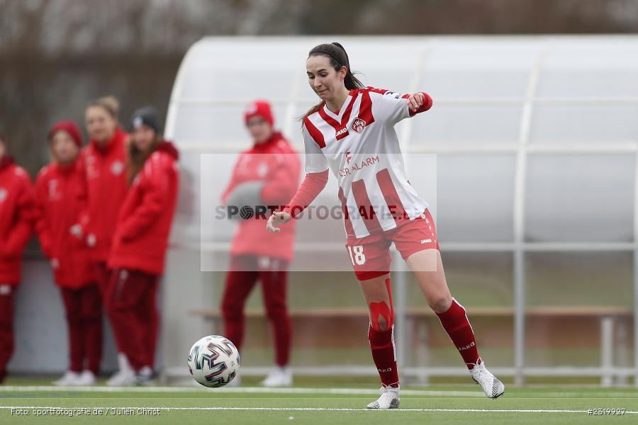 Marsia Gath, Soccergirl Sportpark, Würzburg, 06.03.2022, BFV, sport, action, März 2022, Saison 2021/2022, Frauen-RL Süd Staffel 2, Regionalliga Frauen, SVF, FWK, SV Frauenbiburg, FC Würzburger Kickers - Bild-ID: 2319927