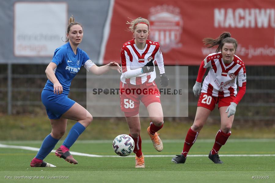 Lena Betz, Soccergirl Sportpark, Würzburg, 06.03.2022, BFV, sport, action, März 2022, Saison 2021/2022, Frauen-RL Süd Staffel 2, Regionalliga Frauen, SVF, FWK, SV Frauenbiburg, FC Würzburger Kickers - Bild-ID: 2320025