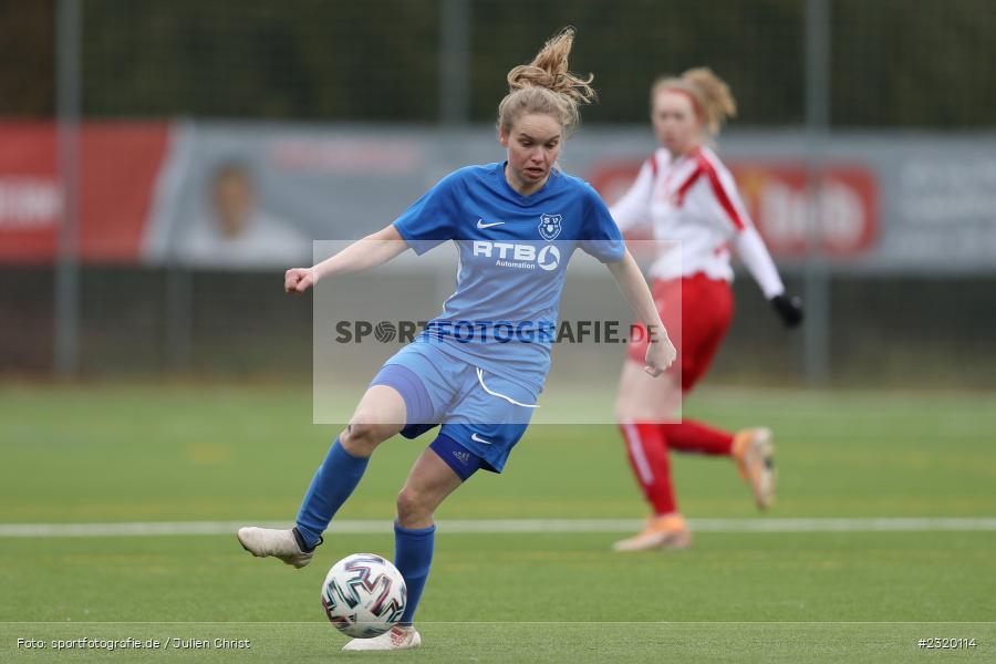 Anja Riebesecker, Soccergirl Sportpark, Würzburg, 06.03.2022, BFV, sport, action, März 2022, Saison 2021/2022, Frauen-RL Süd Staffel 2, Regionalliga Frauen, SVF, FWK, SV Frauenbiburg, FC Würzburger Kickers - Bild-ID: 2320114
