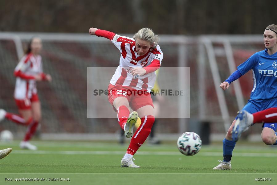 Franka Ziegler, Soccergirl Sportpark, Würzburg, 06.03.2022, BFV, sport, action, März 2022, Saison 2021/2022, Frauen-RL Süd Staffel 2, Regionalliga Frauen, SVF, FWK, SV Frauenbiburg, FC Würzburger Kickers - Bild-ID: 2320116