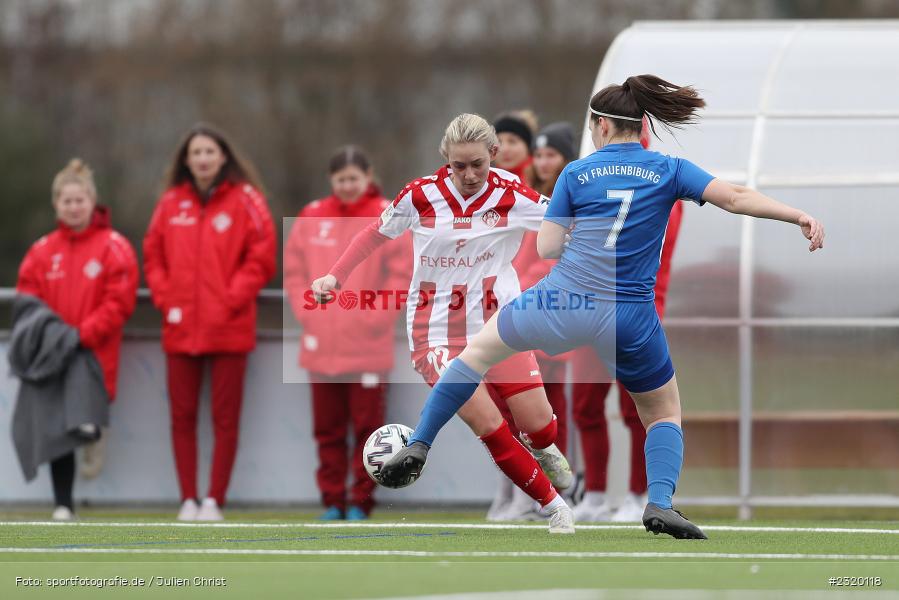 Franka Ziegler, Soccergirl Sportpark, Würzburg, 06.03.2022, BFV, sport, action, März 2022, Saison 2021/2022, Frauen-RL Süd Staffel 2, Regionalliga Frauen, SVF, FWK, SV Frauenbiburg, FC Würzburger Kickers - Bild-ID: 2320118