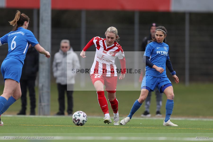 Anita Wimmer, Soccergirl Sportpark, Würzburg, 06.03.2022, BFV, sport, action, März 2022, Saison 2021/2022, Frauen-RL Süd Staffel 2, Regionalliga Frauen, SVF, FWK, SV Frauenbiburg, FC Würzburger Kickers - Bild-ID: 2320124