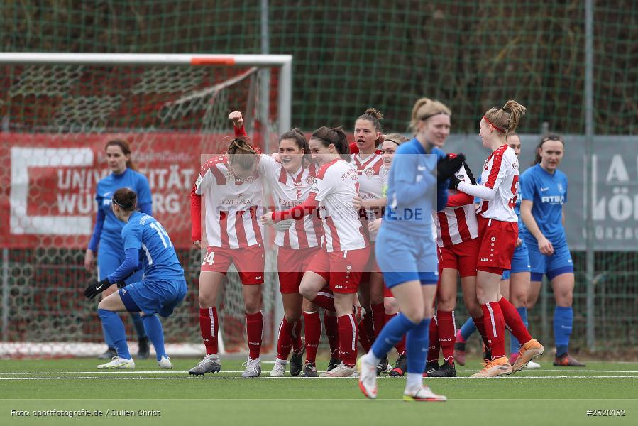 Lena Betz, Celia Kirbach, Jule Dickmeis, Meike Bohn, Franka Ziegler, Maria Ansmann, Laura Gerst, Nicole Kreußer, Torjubel, Jovana Markovic, Soccergirl Sportpark, Würzburg, 06.03.2022, BFV, sport, action, März 2022, Saison 2021/2022, Frauen-RL Süd Staffel 2, Regionalliga Frauen, SVF, FWK, SV Frauenbiburg, FC Würzburger Kickers - Bild-ID: 2320132 Lena Betz, Celia Kirbach, Jule Dickmeis, Meike Bohn, Franka Ziegler, Maria Ansmann, Laura Gerst, Nicole Kreußer, Torjubel, Jovana Markovic, Soccergirl Sportpark, Würzburg, 06.03.2022, BFV, sport, action, März 2022, Saison 2021/2022, Frauen-RL Süd Staffel 2, Regionalliga Frauen, SVF, FWK, SV Frauenbiburg, FC Würzburger Kickers - Bild-ID: 2320132