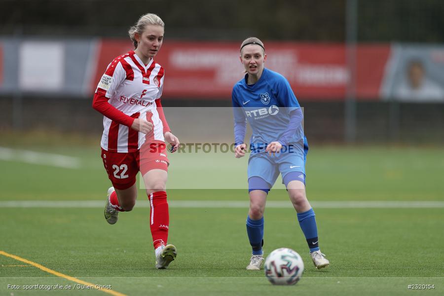 Franka Ziegler, Soccergirl Sportpark, Würzburg, 06.03.2022, BFV, sport, action, März 2022, Saison 2021/2022, Frauen-RL Süd Staffel 2, Regionalliga Frauen, SVF, FWK, SV Frauenbiburg, FC Würzburger Kickers - Bild-ID: 2320154 Franka Ziegler, Soccergirl Sportpark, Würzburg, 06.03.2022, BFV, sport, action, März 2022, Saison 2021/2022, Frauen-RL Süd Staffel 2, Regionalliga Frauen, SVF, FWK, SV Frauenbiburg, FC Würzburger Kickers - Bild-ID: 2320154