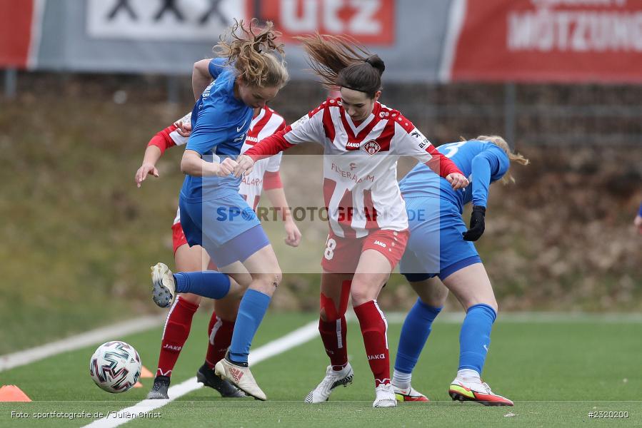 Marsia Gath, Soccergirl Sportpark, Würzburg, 06.03.2022, BFV, sport, action, März 2022, Saison 2021/2022, Frauen-RL Süd Staffel 2, Regionalliga Frauen, SVF, FWK, SV Frauenbiburg, FC Würzburger Kickers - Bild-ID: 2320200