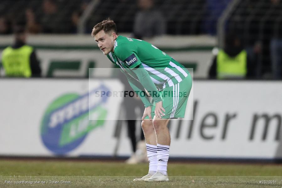 Thomas Haas, Willy-Sachs-Stadion, Schweinfurt, 08.03.2022, BFV, sport, action, März 2022, Saison 2021/2022, Verbandspokal, Viertelfinale, Toto-Pokal, FWK, FC05, FC Würzburger Kickers, 1. FC Schweinfurt 05 - Bild-ID: 2320251