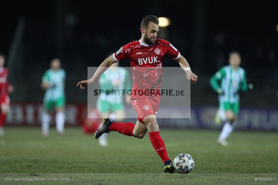 David Kopacz, Willy-Sachs-Stadion, Schweinfurt, 08.03.2022, BFV, sport, action, März 2022, Saison 2021/2022, Verbandspokal, Viertelfinale, Toto-Pokal, FWK, FC05, FC Würzburger Kickers, 1. FC Schweinfurt 05 - Bild-ID: 2320252