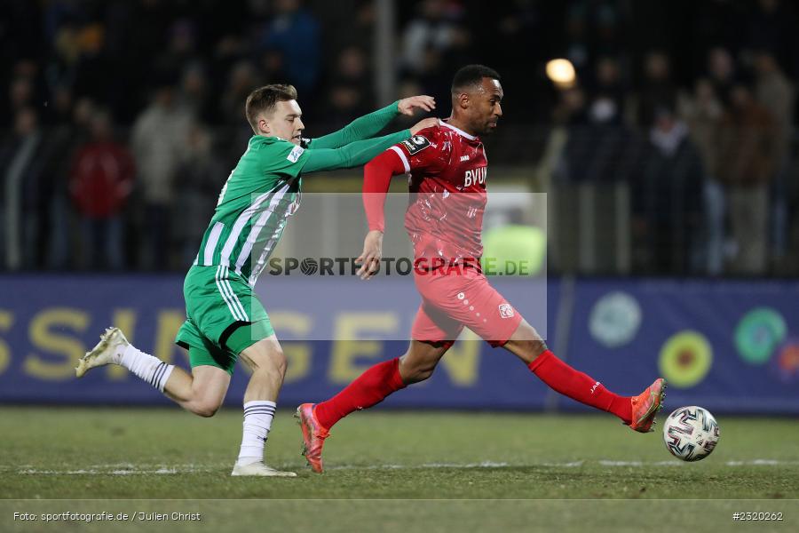 Saliou Sane, Willy-Sachs-Stadion, Schweinfurt, 08.03.2022, BFV, sport, action, März 2022, Saison 2021/2022, Verbandspokal, Viertelfinale, Toto-Pokal, FWK, FC05, FC Würzburger Kickers, 1. FC Schweinfurt 05 - Bild-ID: 2320262