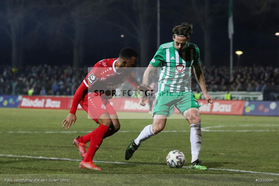 Lukas Billick, Willy-Sachs-Stadion, Schweinfurt, 08.03.2022, BFV, sport, action, März 2022, Saison 2021/2022, Verbandspokal, Viertelfinale, Toto-Pokal, FWK, FC05, FC Würzburger Kickers, 1. FC Schweinfurt 05 - Bild-ID: 2320309