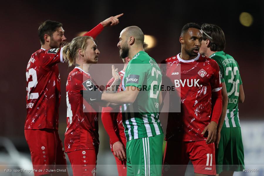 Dialog, Marvin Stefaniak, Willy-Sachs-Stadion, Schweinfurt, 08.03.2022, BFV, sport, action, März 2022, Saison 2021/2022, Verbandspokal, Viertelfinale, Toto-Pokal, FWK, FC05, FC Würzburger Kickers, 1. FC Schweinfurt 05 - Bild-ID: 2320351