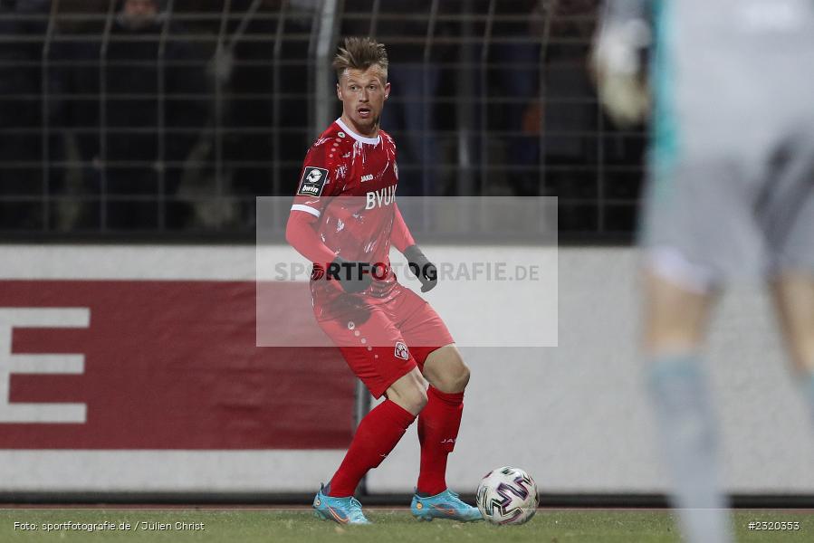 Marvin Pourié, Willy-Sachs-Stadion, Schweinfurt, 08.03.2022, BFV, sport, action, März 2022, Saison 2021/2022, Verbandspokal, Viertelfinale, Toto-Pokal, FWK, FC05, FC Würzburger Kickers, 1. FC Schweinfurt 05 - Bild-ID: 2320353