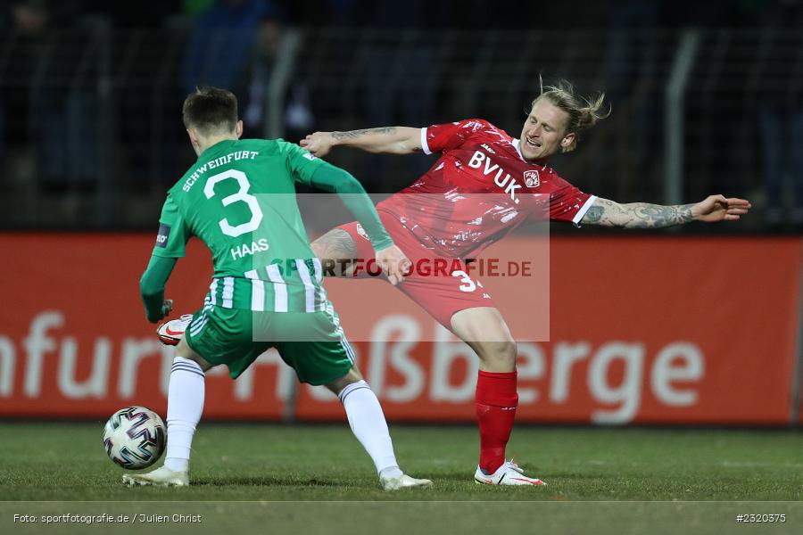Marvin Stefaniak, Willy-Sachs-Stadion, Schweinfurt, 08.03.2022, BFV, sport, action, März 2022, Saison 2021/2022, Verbandspokal, Viertelfinale, Toto-Pokal, FWK, FC05, FC Würzburger Kickers, 1. FC Schweinfurt 05 - Bild-ID: 2320375 Marvin Stefaniak, Willy-Sachs-Stadion, Schweinfurt, 08.03.2022, BFV, sport, action, März 2022, Saison 2021/2022, Verbandspokal, Viertelfinale, Toto-Pokal, FWK, FC05, FC Würzburger Kickers, 1. FC Schweinfurt 05 - Bild-ID: 2320375