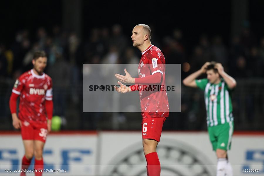 Tobias Kraulich, Willy-Sachs-Stadion, Schweinfurt, 08.03.2022, BFV, sport, action, März 2022, Saison 2021/2022, Verbandspokal, Viertelfinale, Toto-Pokal, FWK, FC05, FC Würzburger Kickers, 1. FC Schweinfurt 05 - Bild-ID: 2320392 Tobias Kraulich, Willy-Sachs-Stadion, Schweinfurt, 08.03.2022, BFV, sport, action, März 2022, Saison 2021/2022, Verbandspokal, Viertelfinale, Toto-Pokal, FWK, FC05, FC Würzburger Kickers, 1. FC Schweinfurt 05 - Bild-ID: 2320392