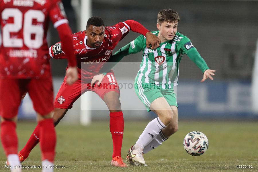 Tim Kraus, Willy-Sachs-Stadion, Schweinfurt, 08.03.2022, BFV, sport, action, März 2022, Saison 2021/2022, Verbandspokal, Viertelfinale, Toto-Pokal, FWK, FC05, FC Würzburger Kickers, 1. FC Schweinfurt 05 - Bild-ID: 2320402