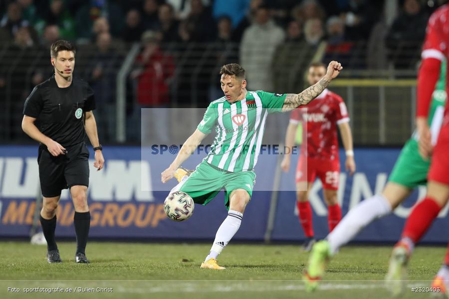 Martin Thomann, Willy-Sachs-Stadion, Schweinfurt, 08.03.2022, BFV, sport, action, März 2022, Saison 2021/2022, Verbandspokal, Viertelfinale, Toto-Pokal, FWK, FC05, FC Würzburger Kickers, 1. FC Schweinfurt 05 - Bild-ID: 2320403 Martin Thomann, Willy-Sachs-Stadion, Schweinfurt, 08.03.2022, BFV, sport, action, März 2022, Saison 2021/2022, Verbandspokal, Viertelfinale, Toto-Pokal, FWK, FC05, FC Würzburger Kickers, 1. FC Schweinfurt 05 - Bild-ID: 2320403