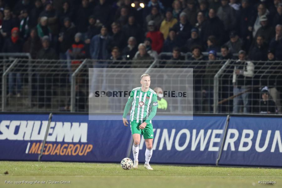 Nico Rinderknecht, Willy-Sachs-Stadion, Schweinfurt, 08.03.2022, BFV, sport, action, März 2022, Saison 2021/2022, Verbandspokal, Viertelfinale, Toto-Pokal, FWK, FC05, FC Würzburger Kickers, 1. FC Schweinfurt 05 - Bild-ID: 2320404