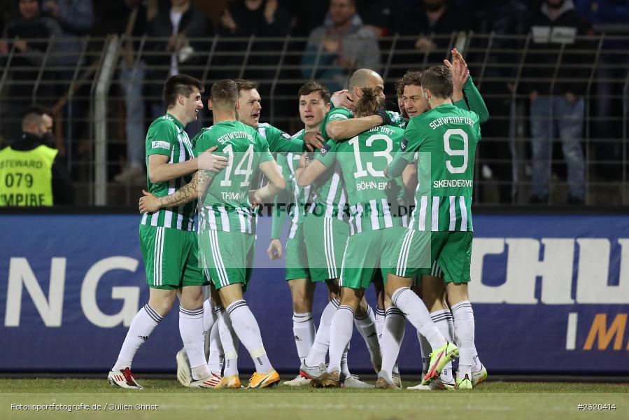 Tim Kraus, Willy-Sachs-Stadion, Schweinfurt, 08.03.2022, BFV, sport, action, März 2022, Saison 2021/2022, Verbandspokal, Viertelfinale, Toto-Pokal, FWK, FC05, FC Würzburger Kickers, 1. FC Schweinfurt 05 - Bild-ID: 2320414