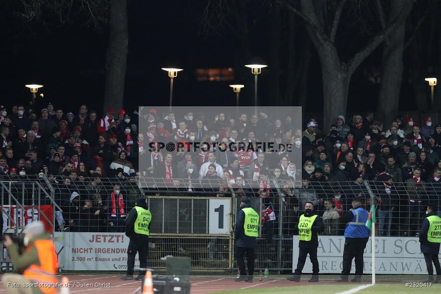 Fans, Willy-Sachs-Stadion, Schweinfurt, 08.03.2022, BFV, sport, action, März 2022, Saison 2021/2022, Verbandspokal, Viertelfinale, Toto-Pokal, FWK, FC05, FC Würzburger Kickers, 1. FC Schweinfurt 05 - Bild-ID: 2320417