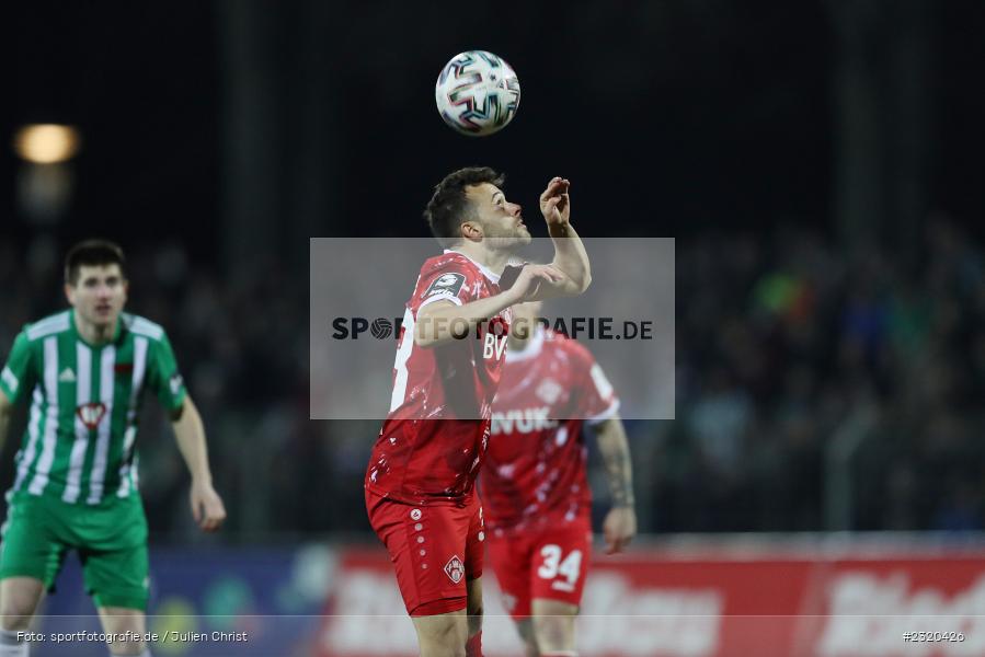 Robert Herrmann, Willy-Sachs-Stadion, Schweinfurt, 08.03.2022, BFV, sport, action, März 2022, Saison 2021/2022, Verbandspokal, Viertelfinale, Toto-Pokal, FWK, FC05, FC Würzburger Kickers, 1. FC Schweinfurt 05 - Bild-ID: 2320426