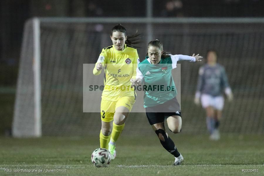 Laura Eisler, Willy-Sachs-Stadion, Schweinfurt, 09.03.2022, BFV, sport, action, März 2022, Saison 2021/2022, Frauen, Achtelfinale, Verbandspokal, FWK, FC05, FC Würzburger Kickers, 1. FC Schweinfurt 05 - Bild-ID: 2320452 Laura Eisler, Willy-Sachs-Stadion, Schweinfurt, 09.03.2022, BFV, sport, action, März 2022, Saison 2021/2022, Frauen, Achtelfinale, Verbandspokal, FWK, FC05, FC Würzburger Kickers, 1. FC Schweinfurt 05 - Bild-ID: 2320452