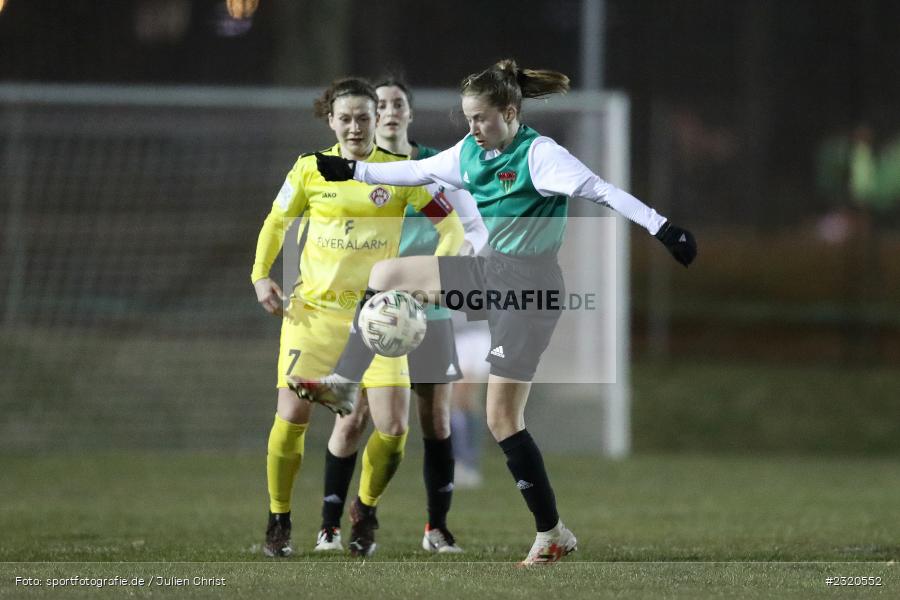 Marie Glos, Willy-Sachs-Stadion, Schweinfurt, 09.03.2022, BFV, sport, action, März 2022, Saison 2021/2022, Frauen, Achtelfinale, Verbandspokal, FWK, FC05, FC Würzburger Kickers, 1. FC Schweinfurt 05 - Bild-ID: 2320552