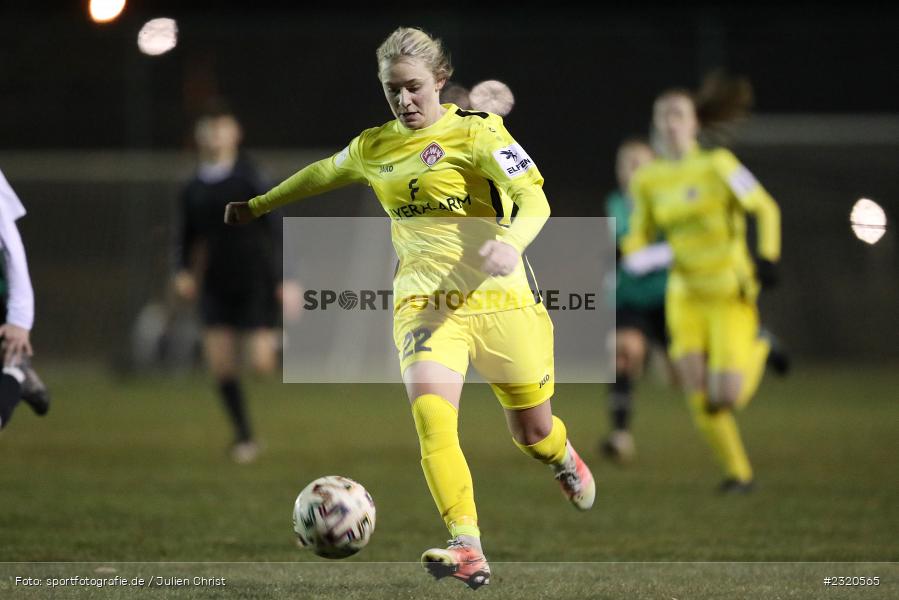 Franka Ziegler, Willy-Sachs-Stadion, Schweinfurt, 09.03.2022, BFV, sport, action, März 2022, Saison 2021/2022, Frauen, Achtelfinale, Verbandspokal, FWK, FC05, FC Würzburger Kickers, 1. FC Schweinfurt 05 - Bild-ID: 2320565