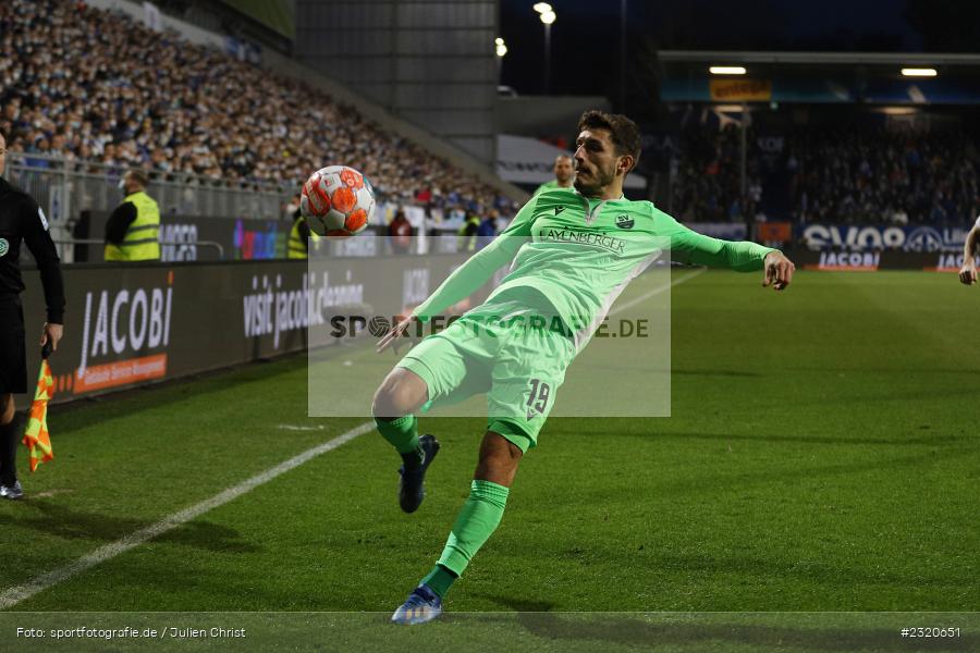 Bashkim Ajdini, Merck-Stadion am Böllenfalltor, Darmstadt, 11.03.2022, DFL, sport, action, März 2022, Saison 2021/2022, 2. Bundesliga, SVS, D98, SV Sandhausen, SV Darmstadt 98 - Bild-ID: 2320651