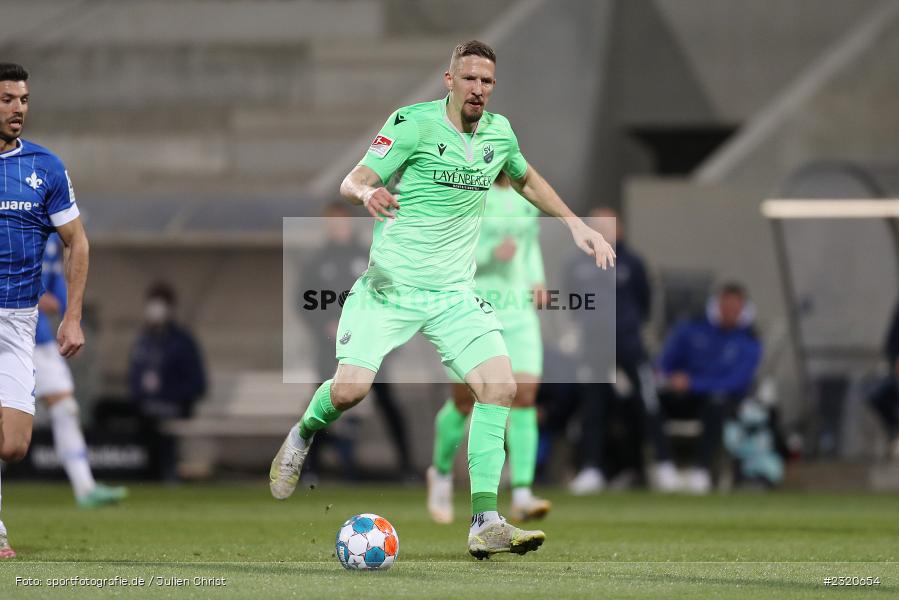 Janik Bachmann, Merck-Stadion am Böllenfalltor, Darmstadt, 11.03.2022, DFL, sport, action, März 2022, Saison 2021/2022, 2. Bundesliga, SVS, D98, SV Sandhausen, SV Darmstadt 98 - Bild-ID: 2320654